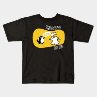 Prank Halloween Cat Kids T-Shirt